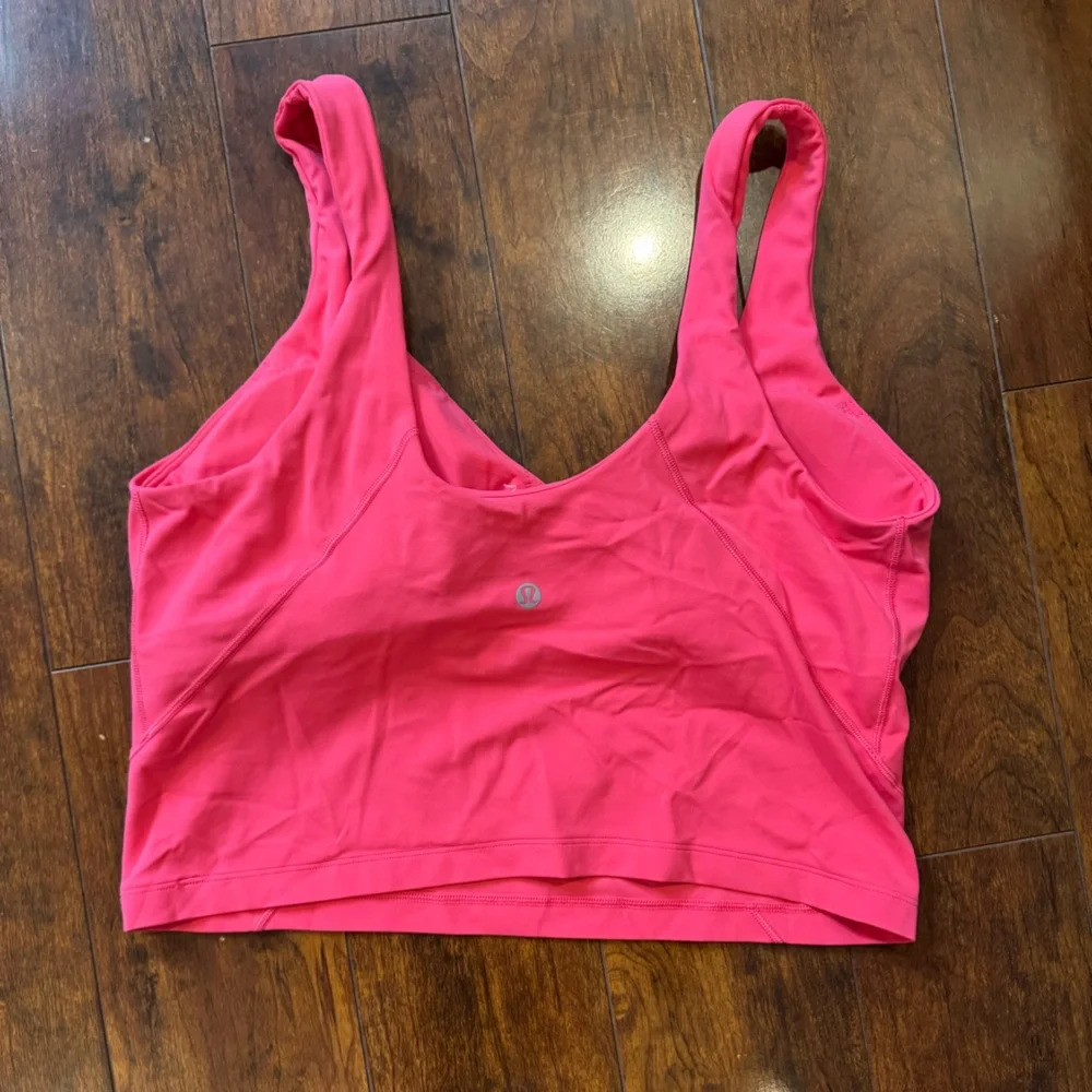 Lululemon Algin Cropped Tank Top size 10 - Picture 2 of 2